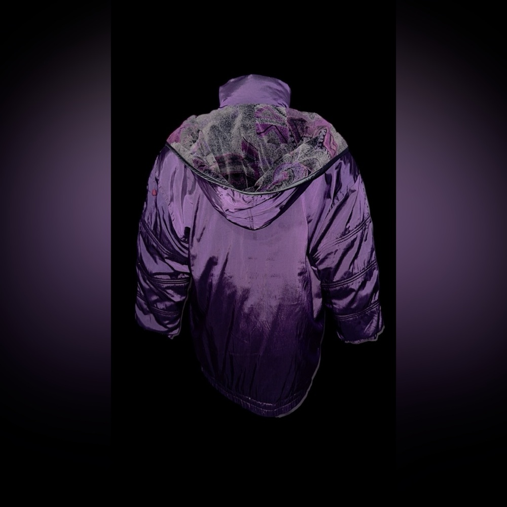 Rare 80’s Purple Patterned Jacket - image 2